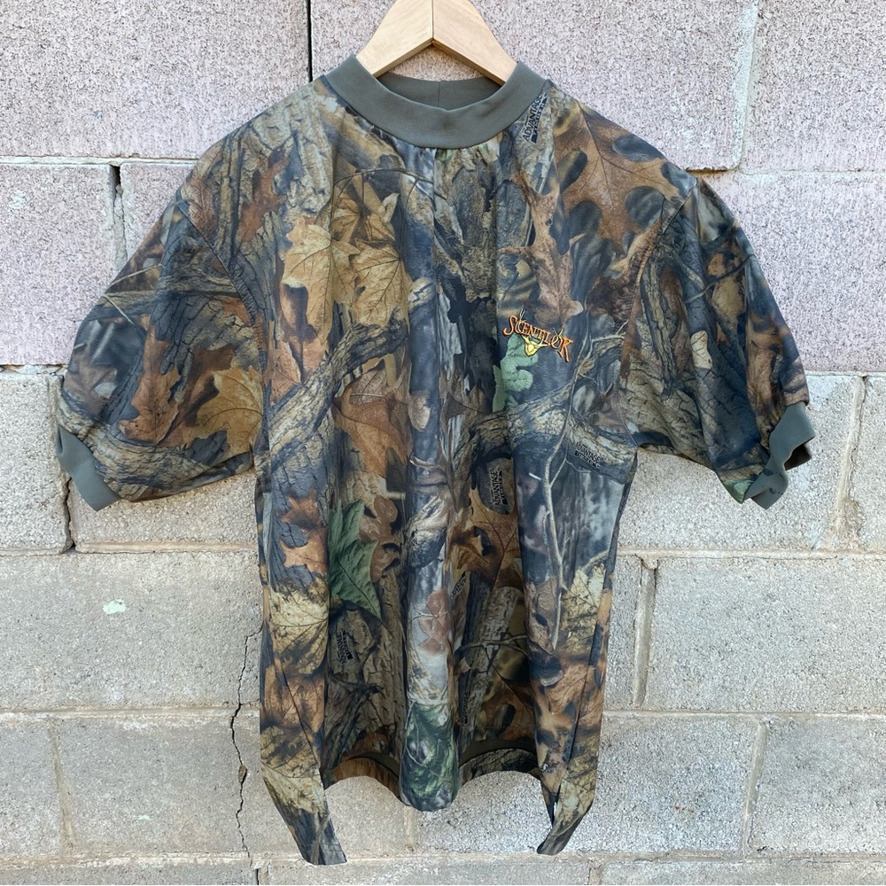 Scent Lok Savanna XL Advantage Timber Camouflage Pullover Scentlok Short Sleeve